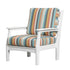 Solstice White Solstice Mayfield Outdoor Chair with Surround Sunrise Cushions SLT-MAY-1S-WH-SS