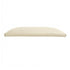 Replacement Ivory Vinyl Seat for Metal Restaurant Ladder Back Chairs