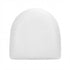 Black Ladder Back Restaurant Bar Stool with White Vinyl Seat