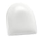 Chivari Replacement White Vinyl Seat for Metal Restaurant Ladder Back Chairs SLVWH-ZF