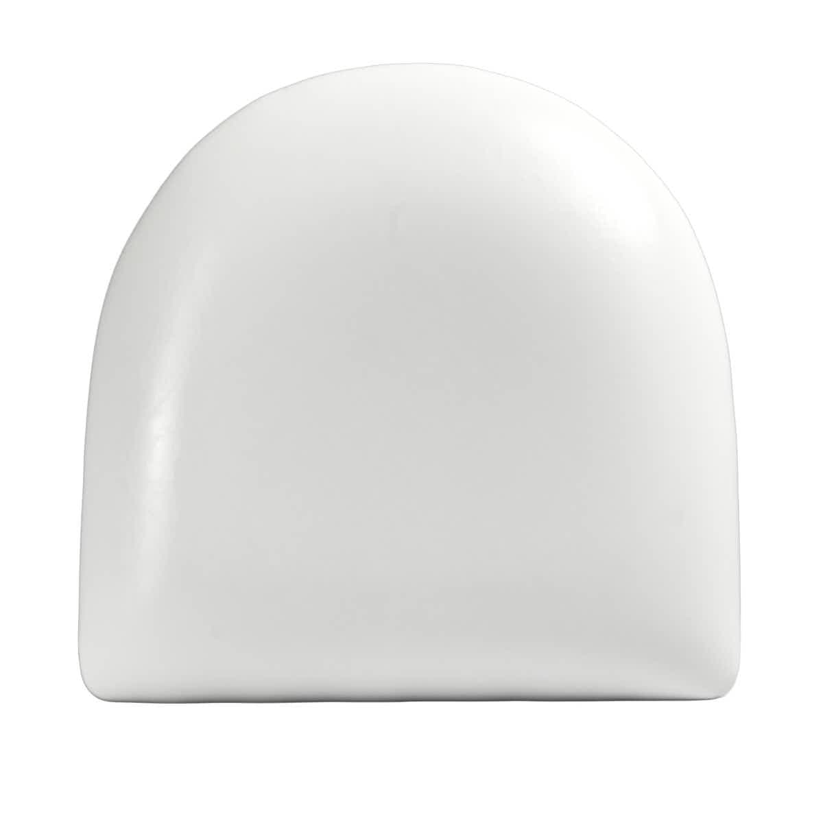 Chivari Replacement White Vinyl Seat for Metal Restaurant Ladder Back Chairs SLVWH-ZF