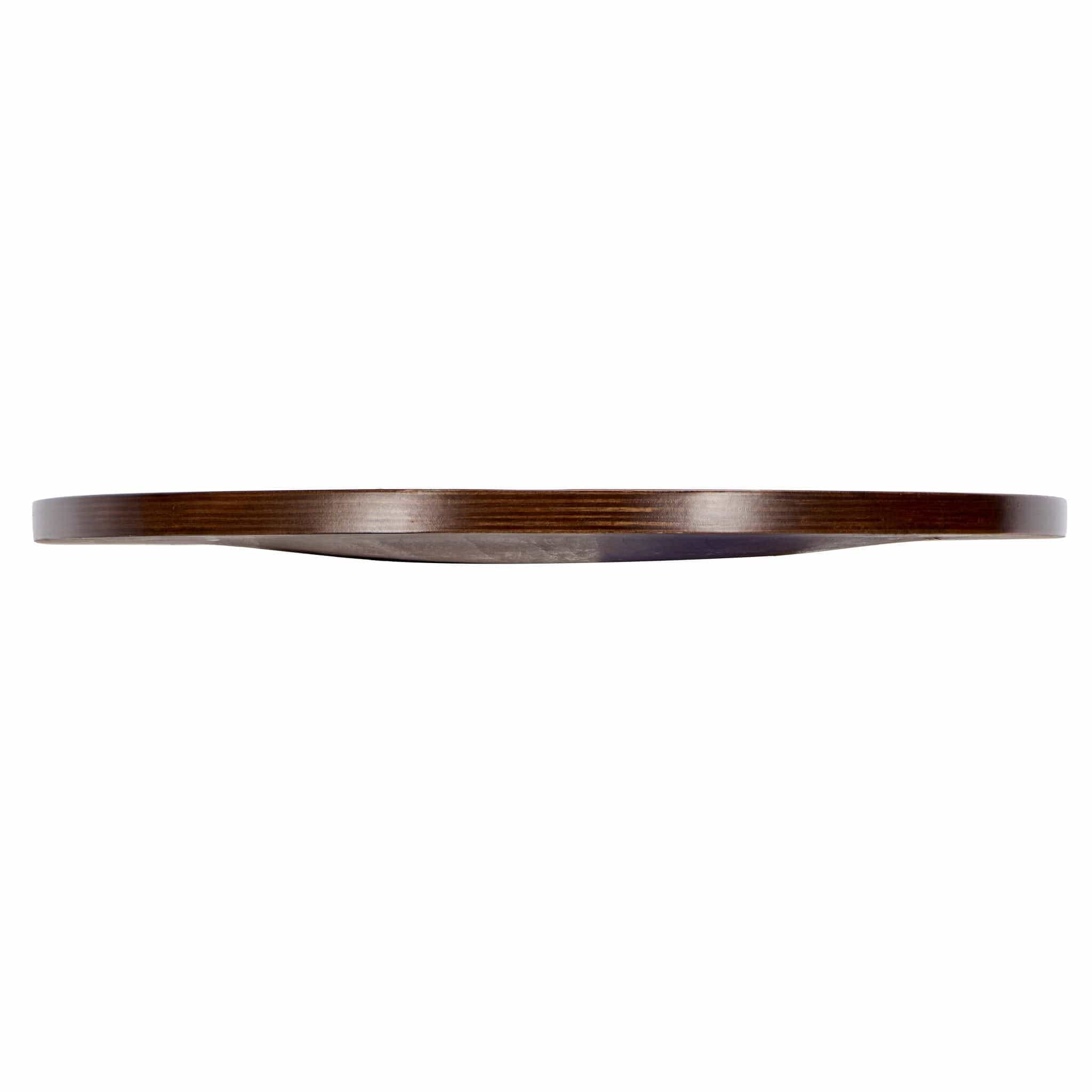 Chivari Replacement Dark Wood Chair Seat for Metal Restaurant Ladder Back Chairs SLWDW-ZF