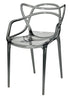 Chivari Smoke Resin Orbit Chair CSRSM-ZG-T