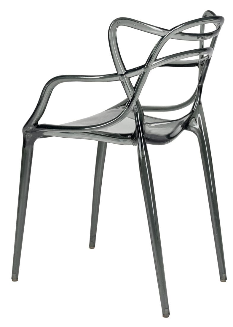 Chivari Smoke Resin Orbit Chair CSRSM-ZG-T