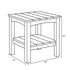 Solstice 23" Aruba Blue Solstice Mayfield End Table SLT-2120A-END23-AB