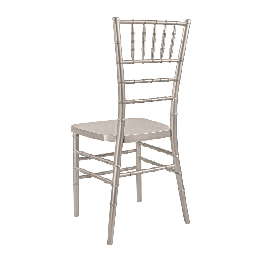 Chivari Sparkling Silver Champagne ColorCore Resin Steel Skeleton™ Chiavari Chair CCRCHSSPCC-ST-A