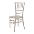 Chivari Sparkling Silver Champagne Resin Steel Skeleton™ Chiavari Chair CCRCHSSP-STEEL-AX-T
