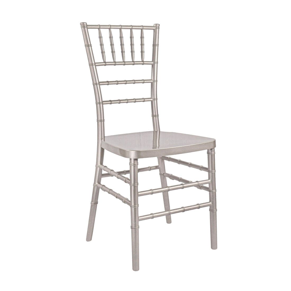 Chivari Sparkling Silver Champagne ColorCore Resin Steel Skeleton™ Chiavari Chair CCRCHSSPCC-ST-A