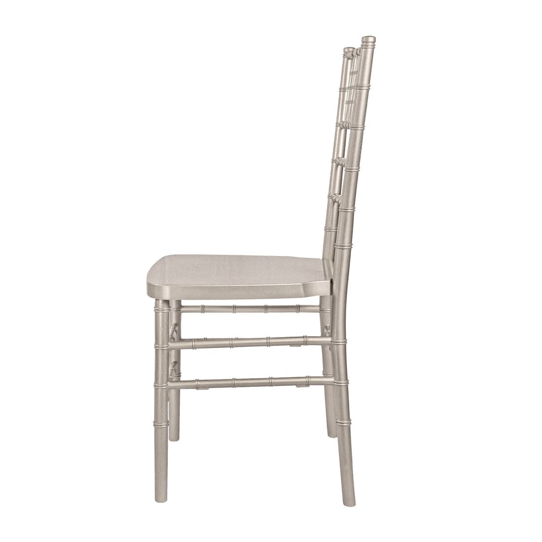 Chivari Sparkling Silver Champagne ColorCore Resin Steel Skeleton™ Chiavari Chair CCRCHSSPCC-ST-A