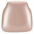 Chivari Sparkling Rose Gold Vinyl Panel Contour Back Chiavari Cushion with SlipNot™ Technology CUSHPANVINRGS-CONT-AX-T