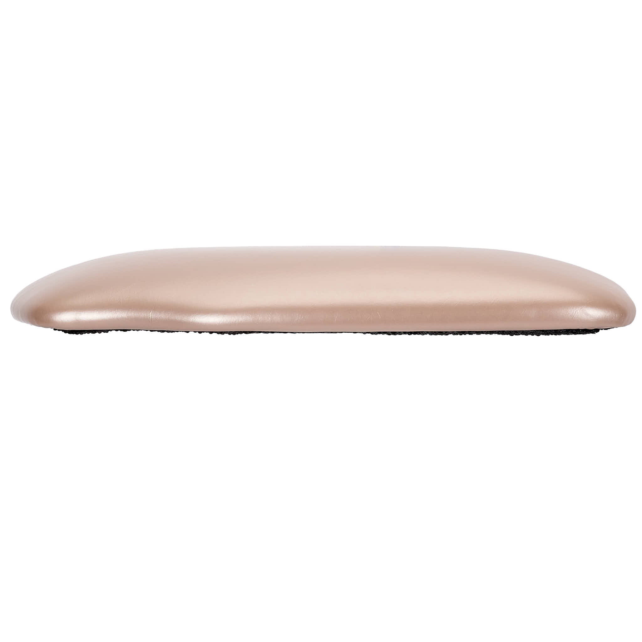 Chivari Sparkling Rose Gold Vinyl Panel Contour Back Chiavari Cushion with SlipNot™ Technology CUSHPANVINRGS-CONT-AX-T