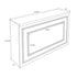 Stage Façade Black 48" x 12" x 30" Stage Facade with Front Overhang and Flush Sides STG-FC4-BL-AX