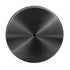 Chivari Black Polished Stanchion, Includes Weighted Base, Base Cover and Pole with Crown STANCHBLK-KT-AX