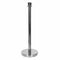 Chivari Chrome Polished Stanchion, Includes Weighted Base, Base Cover and Pole with Crown STANCHCRM-KT-AX