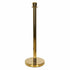 Chivari Gold Polished Stanchion, Includes Weighted Base, Base Cover and Pole with Crown STANCHGLD-KT-AX