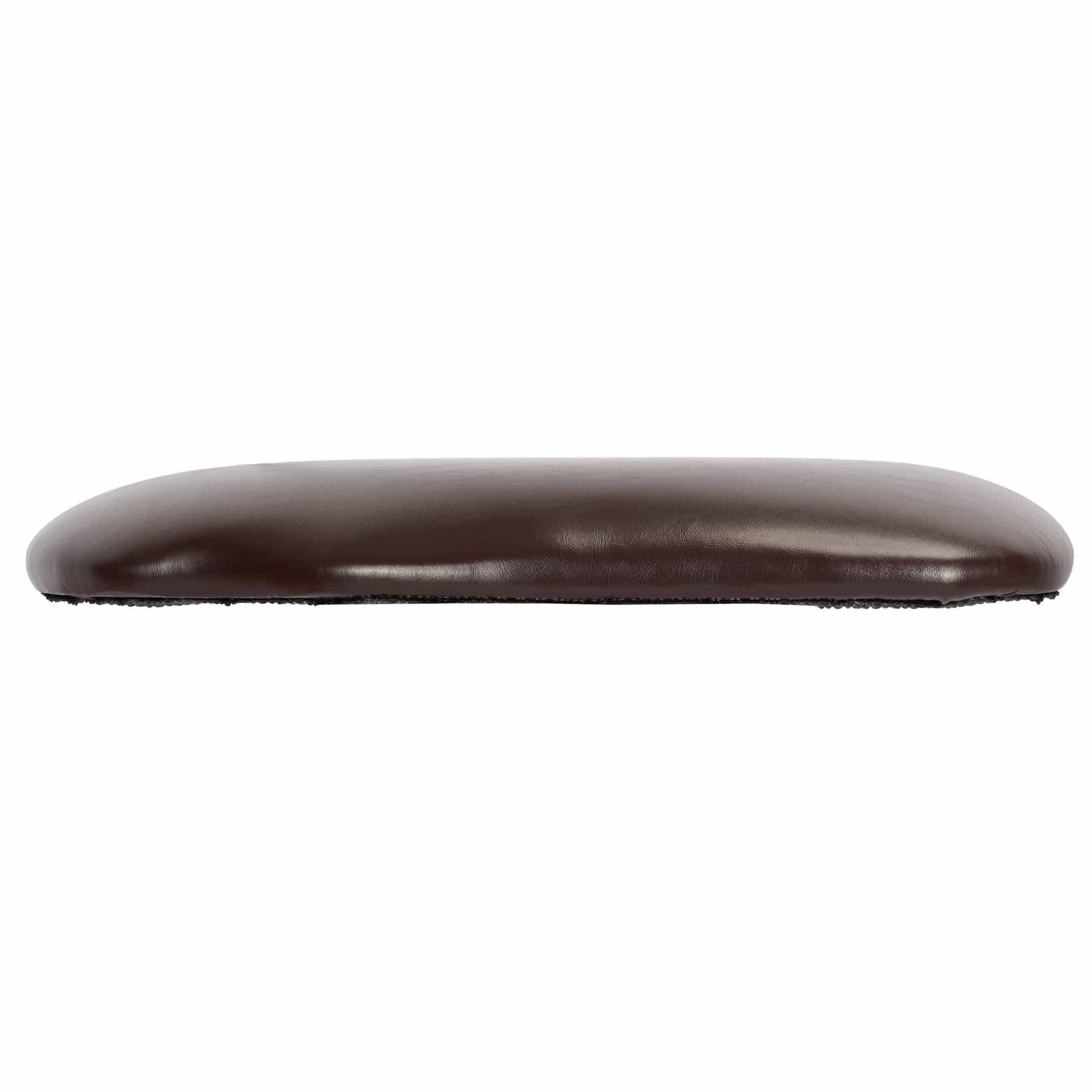 Chivari Brown Vinyl 1.75" Thick Cross Back Cushion with SlipNot™ Technology CUSHX-PANVINBR-SPNT-AX