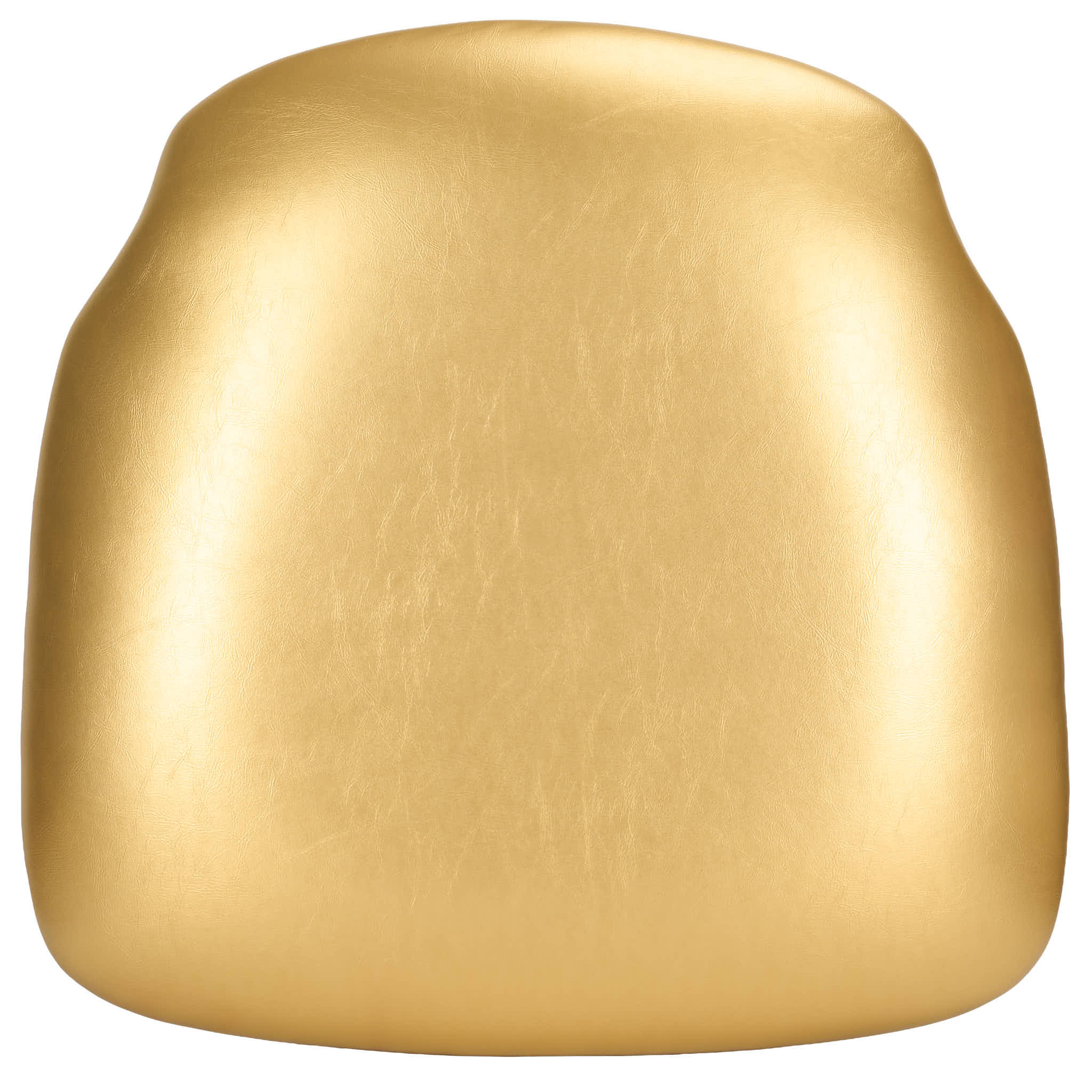 Chivari Gold Vinyl 1.75" Thick Cross Back Cushion with SlipNot™ Technology CUSHX-PANVINGLD-SPNT-AX