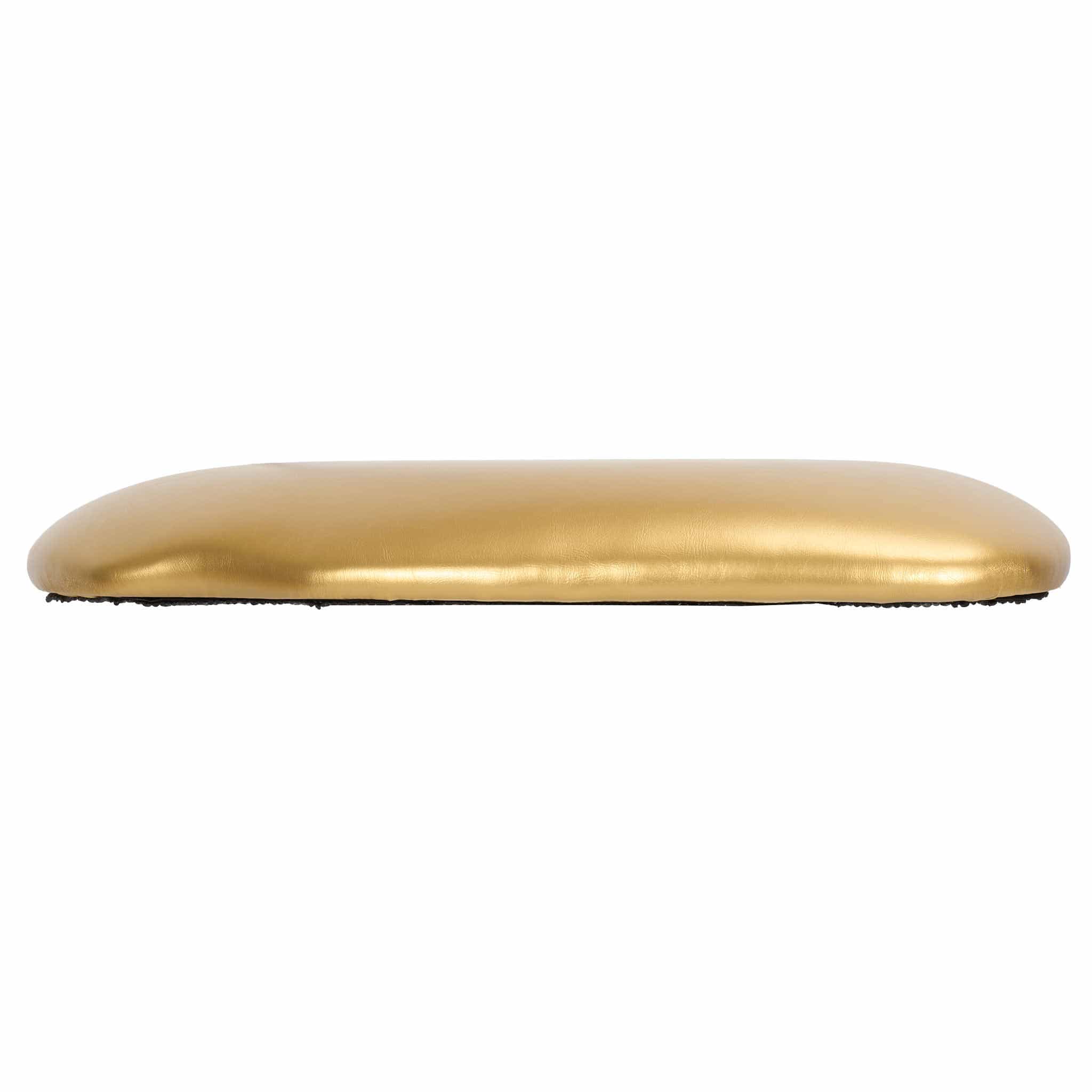 Chivari Gold Vinyl 1.75" Thick Cross Back Cushion with SlipNot™ Technology CUSHX-PANVINGLD-SPNT-AX