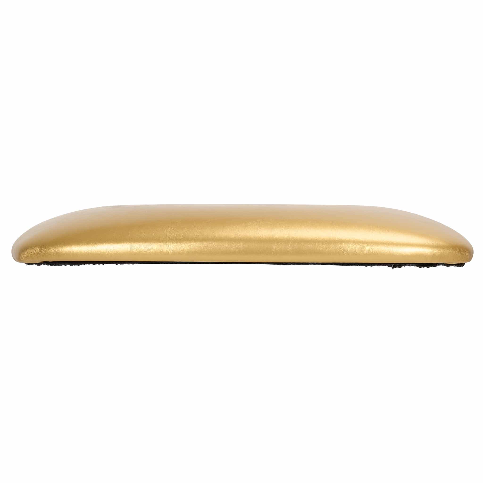 Chivari Gold Vinyl 1.75" Thick Cross Back Cushion with SlipNot™ Technology CUSHX-PANVINGLD-SPNT-AX