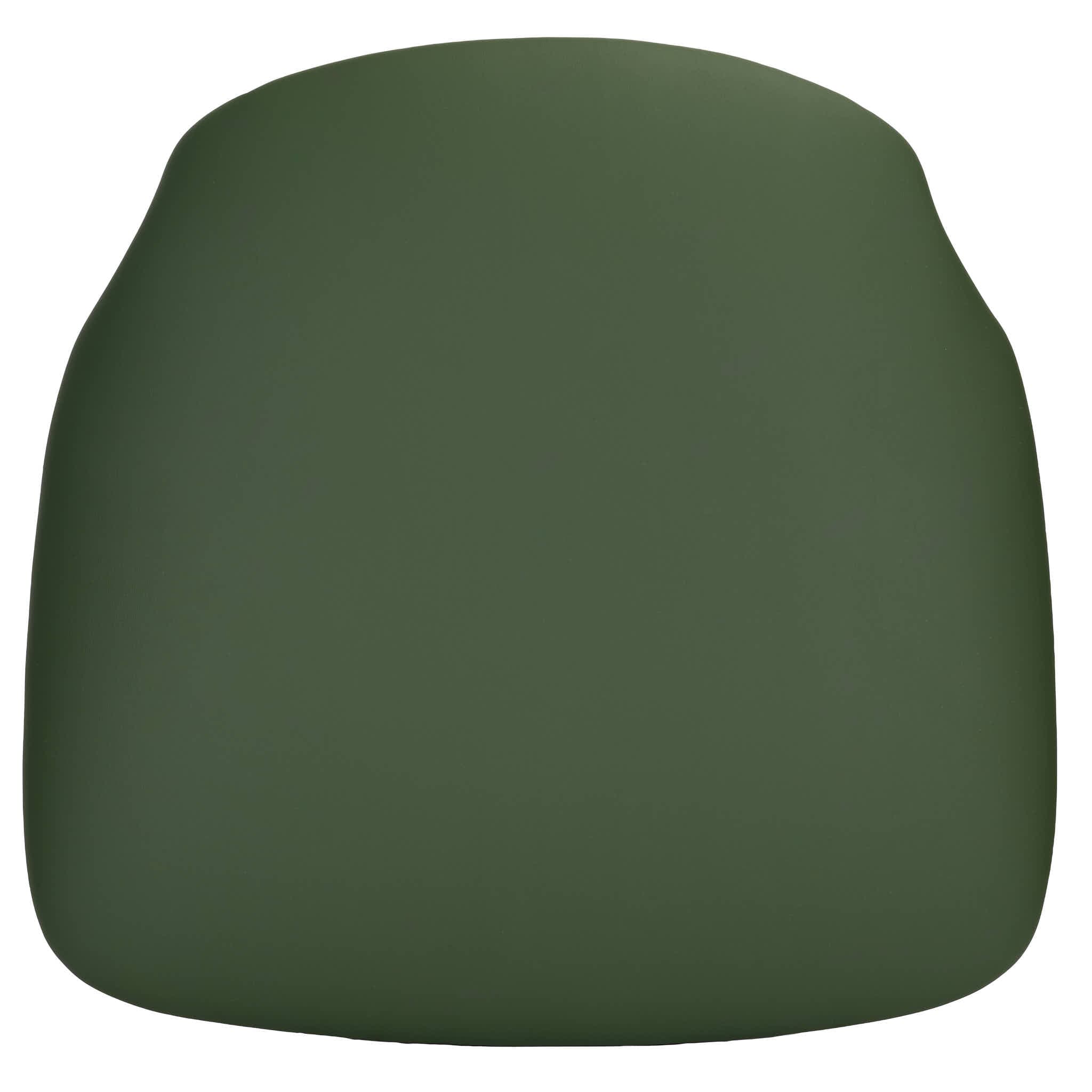 Chivari Hunter Green Vinyl 1.75" Thick Cross Back Cushion with SlipNot™ Technology CUSHX-PANVINHG-SPNT-AX
