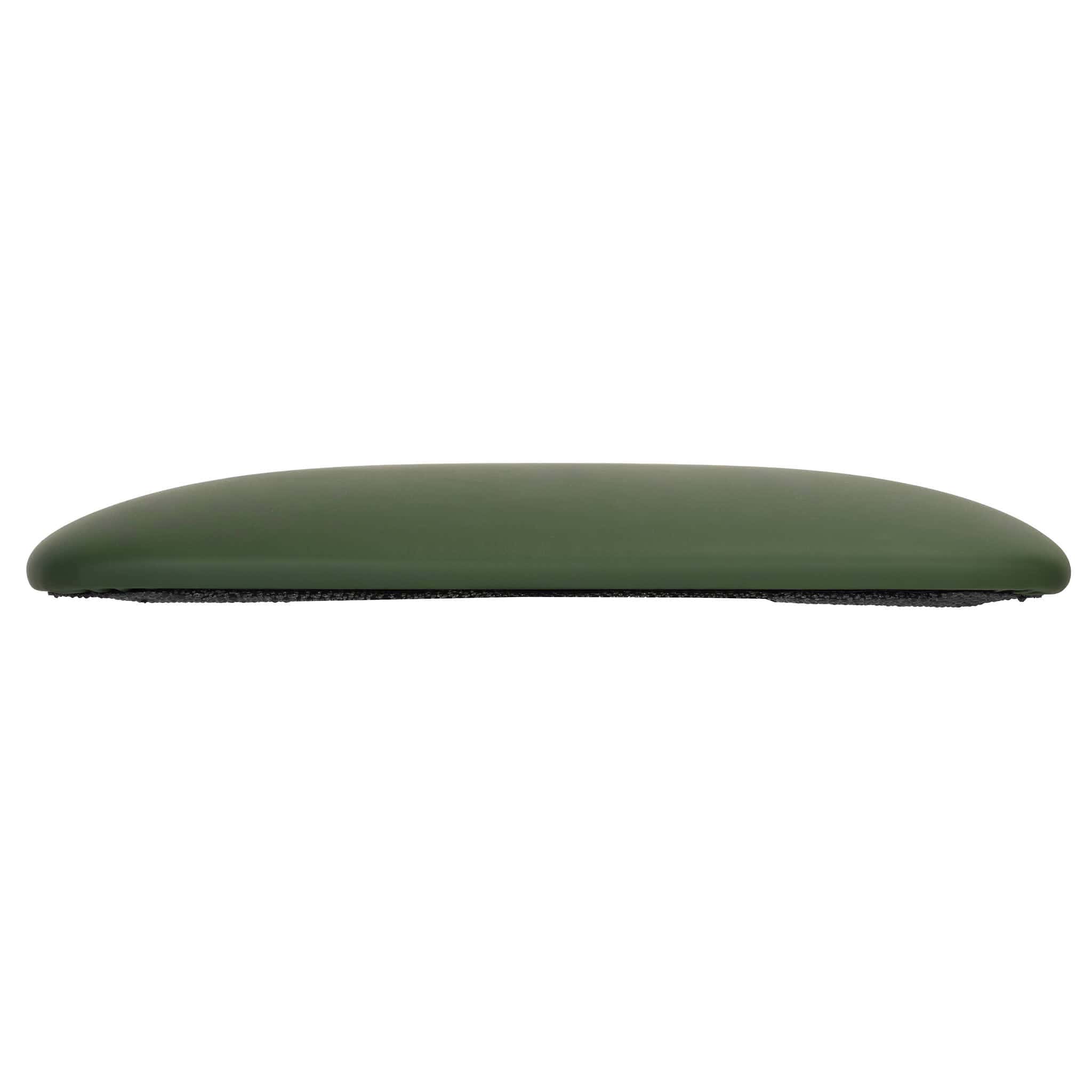 Chivari Hunter Green Vinyl 1.75" Thick Cross Back Cushion with SlipNot™ Technology CUSHX-PANVINHG-SPNT-AX