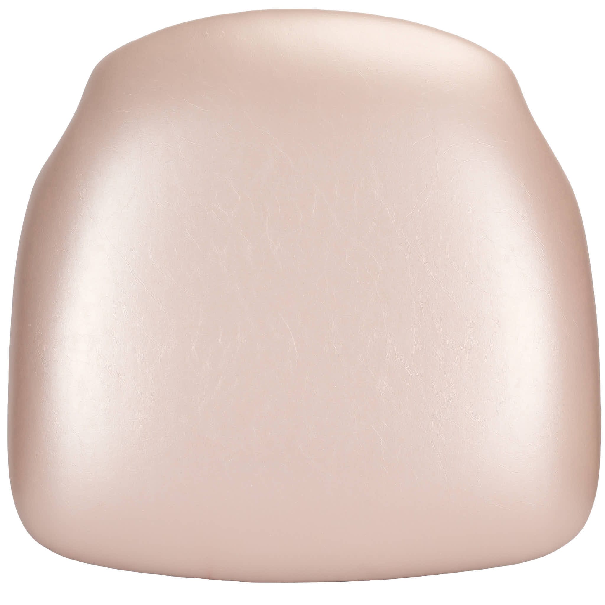 Chivari Rose Gold Vinyl 1.75" Thick Cross Back Cushion with SlipNot™ Technology CUSHX-PANVINRG-SPNT-AX