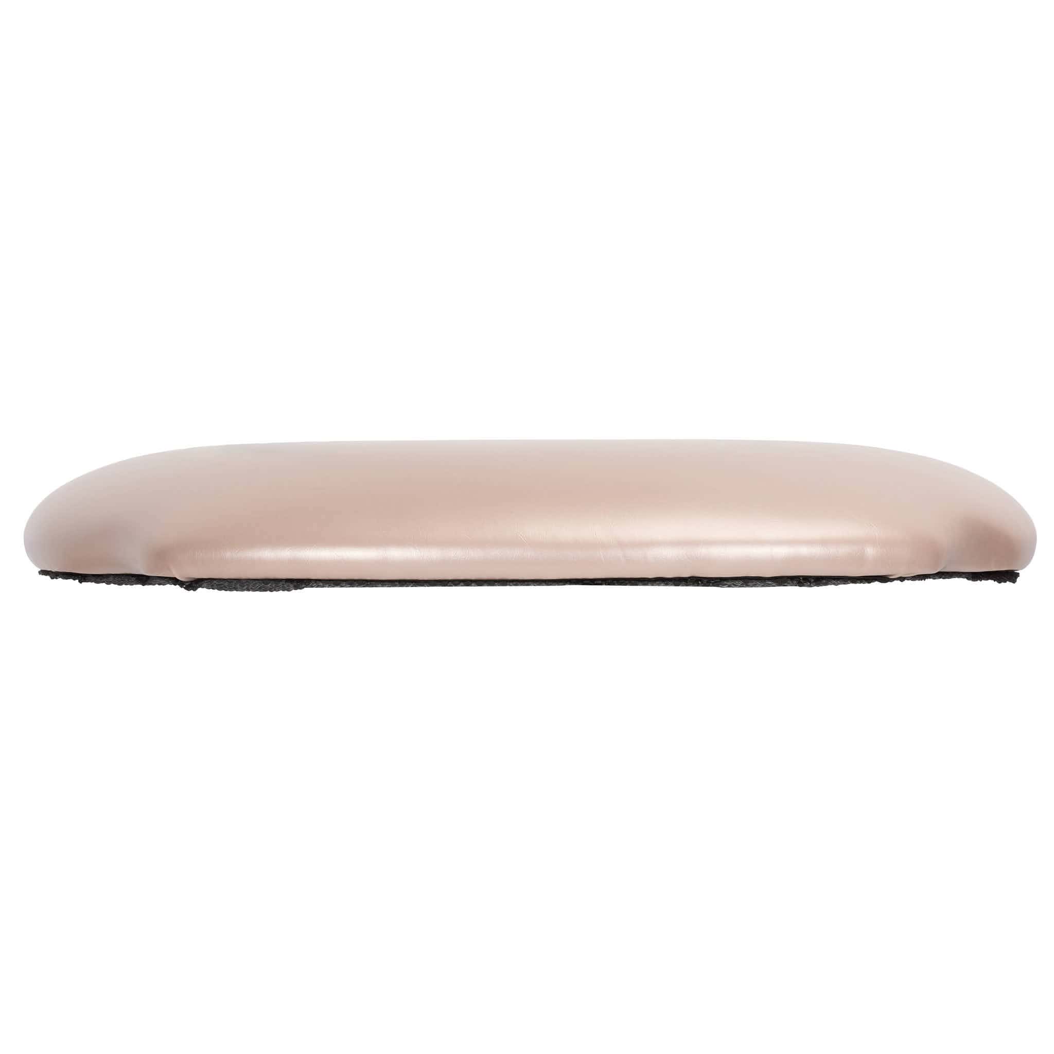 Chivari Rose Gold Vinyl 1.75" Thick Cross Back Cushion with SlipNot™ Technology CUSHX-PANVINRG-SPNT-AX