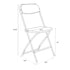 Chivari Brown Folding Chair (Steel-Poly Chair) CFPBR-CXI