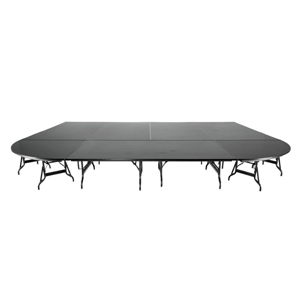 StandUp StandUp 12' x 16' Portable Stage with Round Corners STG-12x16RD-KT
