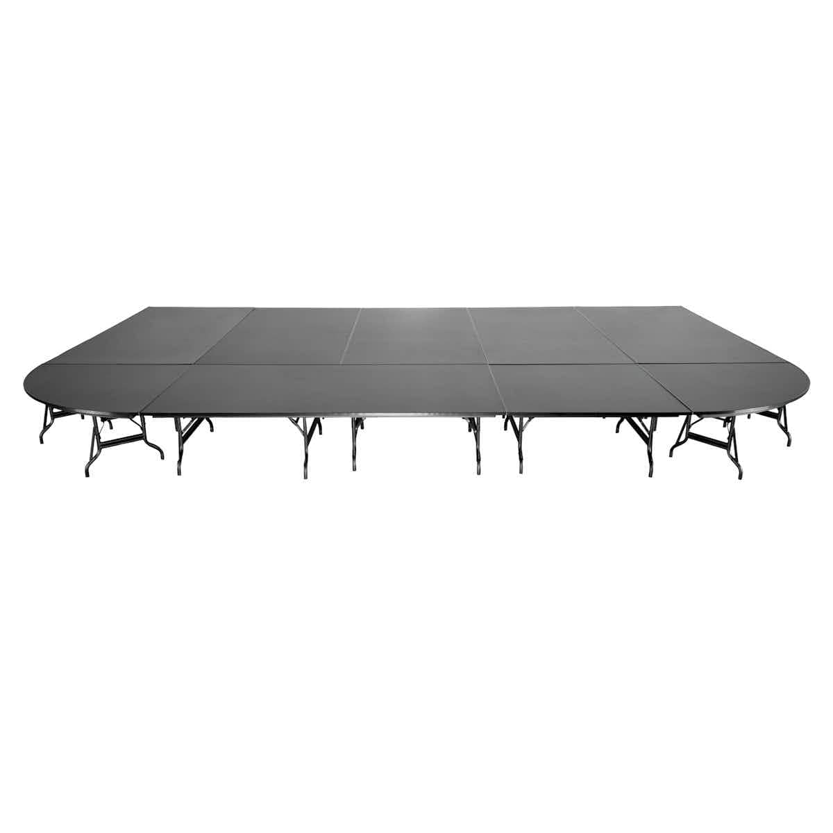 StandUp StandUp 12' x 20' Portable Stage with Round Corners STG-12x20RD-KT