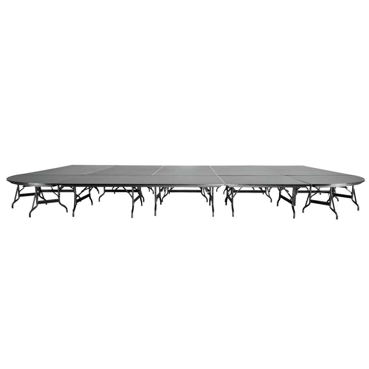 StandUp StandUp 12' x 20' Portable Stage with Round Corners STG-12x20RD-KT