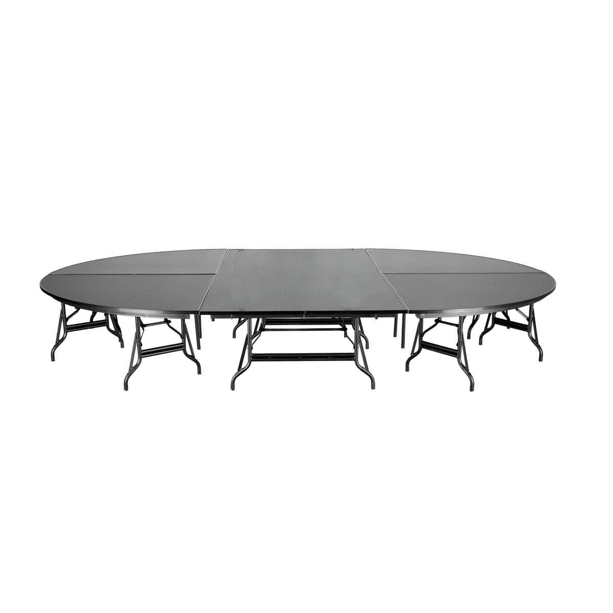 StandUp StandUp 8' x 12' Ceremonial Portable Stage with Rounded Corners STG-8x12CER-KT