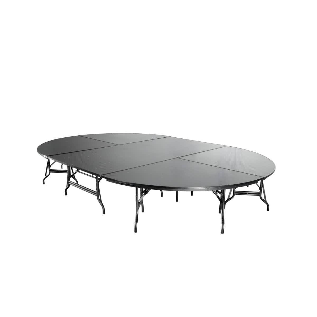StandUp StandUp 8' x 12' Ceremonial Portable Stage with Rounded Corners STG-8x12CER-KT