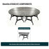 StandUp StandUp 8' Round Ceremonial Portable Stage STG-8x8CER-KT