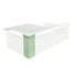 Stage Façade Sage Green 12" x 12" x 34" Stage Facade Post with 14" x 14" Top STG-FC-POST-SG-AX