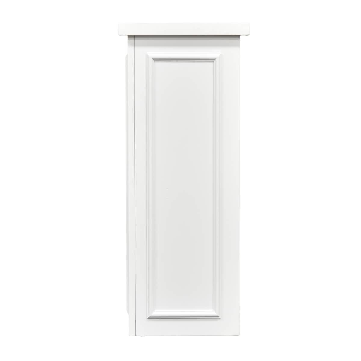 Stage Façade White 12" x 12" x 34" Stage Facade Post with 14" x 14" Top STG-FC-POST-WH-AX