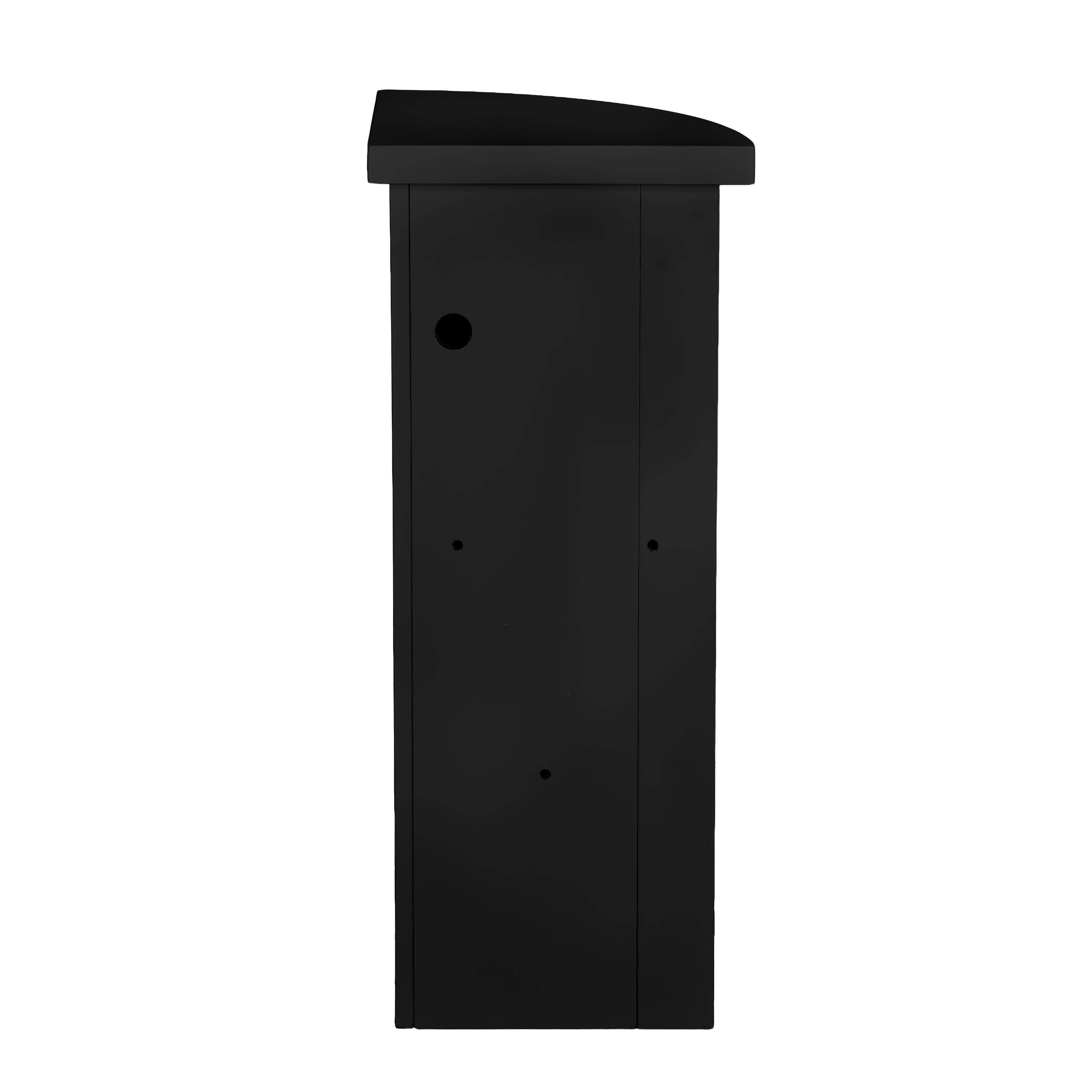Stage Façade Black 12" x 12" x 34" Rounded Stage Facade Post STG-FC-POSTRD-BL-AX