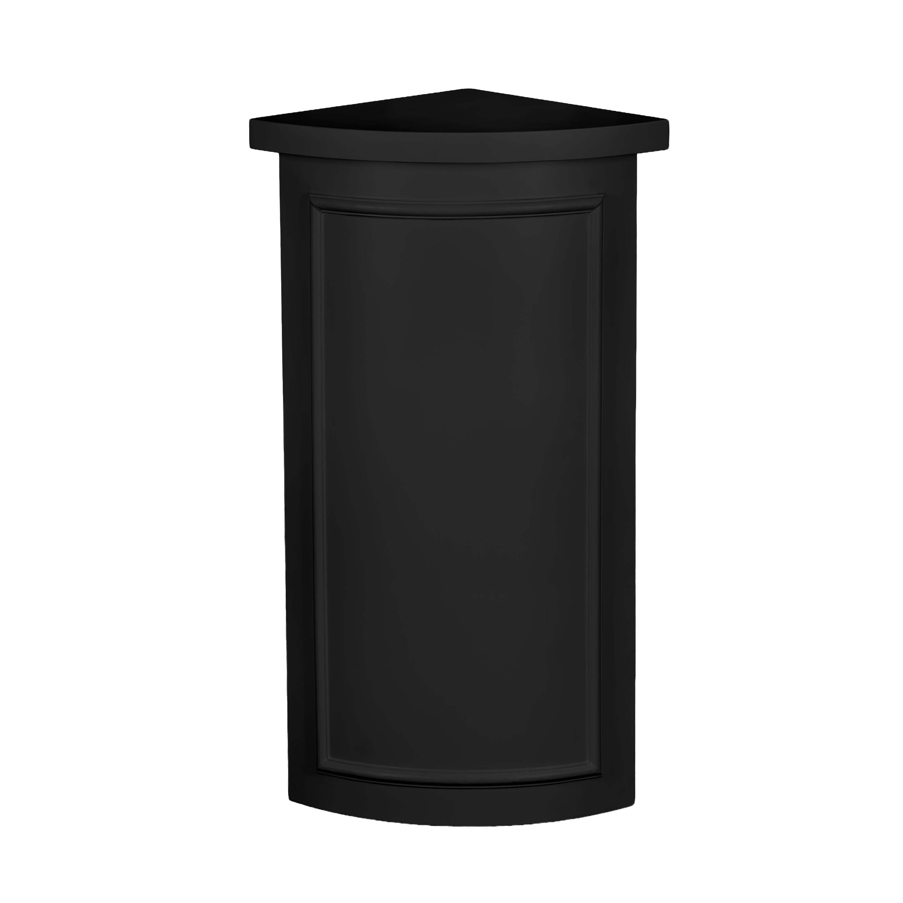 Stage Façade Black 12" x 12" x 34" Rounded Stage Facade Post STG-FC-POSTRD-BL-AX