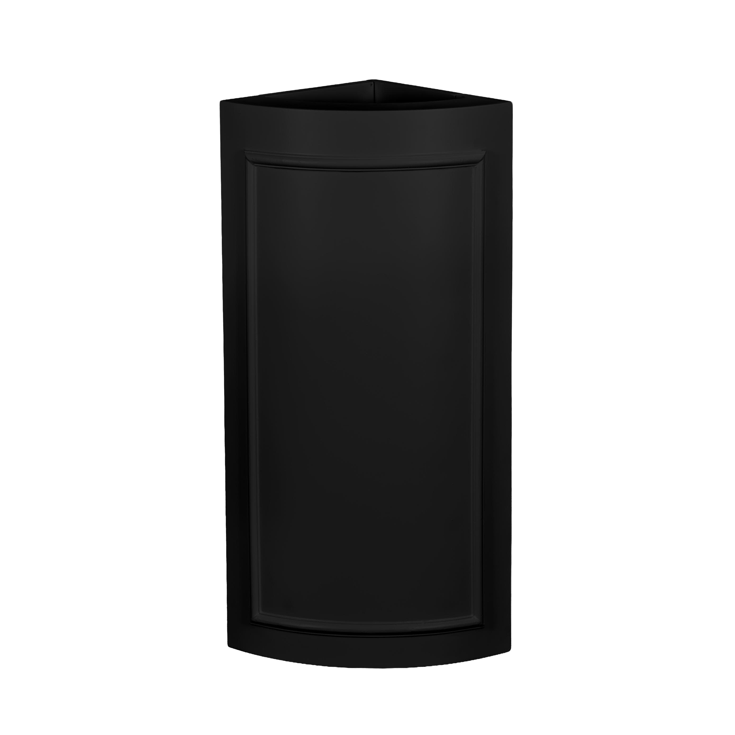 Stage Façade Black 12" x 12" x 34" Rounded Stage Facade Post STG-FC-POSTRD-BL-AX