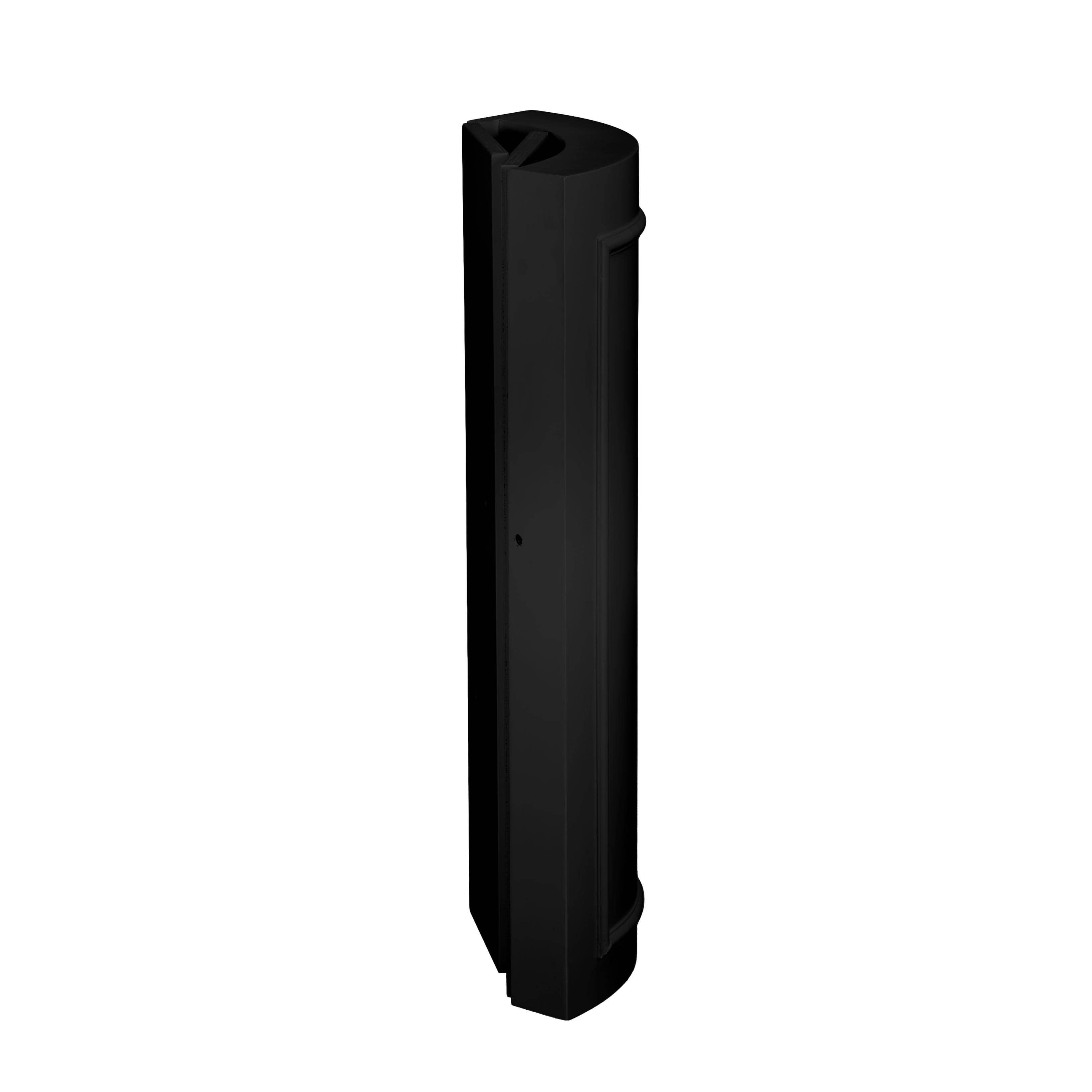 Stage Façade Black 12" x 12" x 34" Rounded Stage Facade Post STG-FC-POSTRD-BL-AX