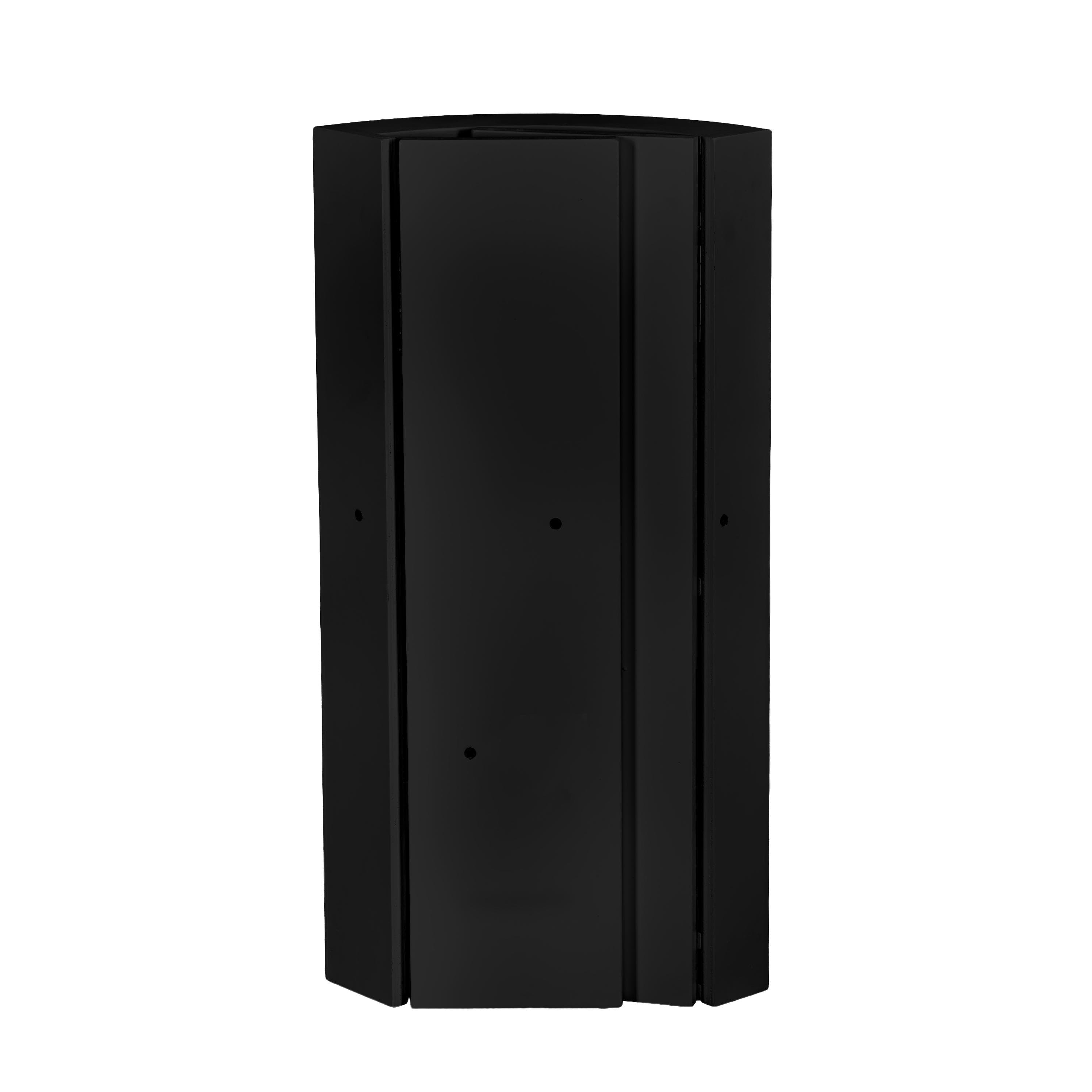 Stage Façade Black 12" x 12" x 34" Rounded Stage Facade Post STG-FC-POSTRD-BL-AX