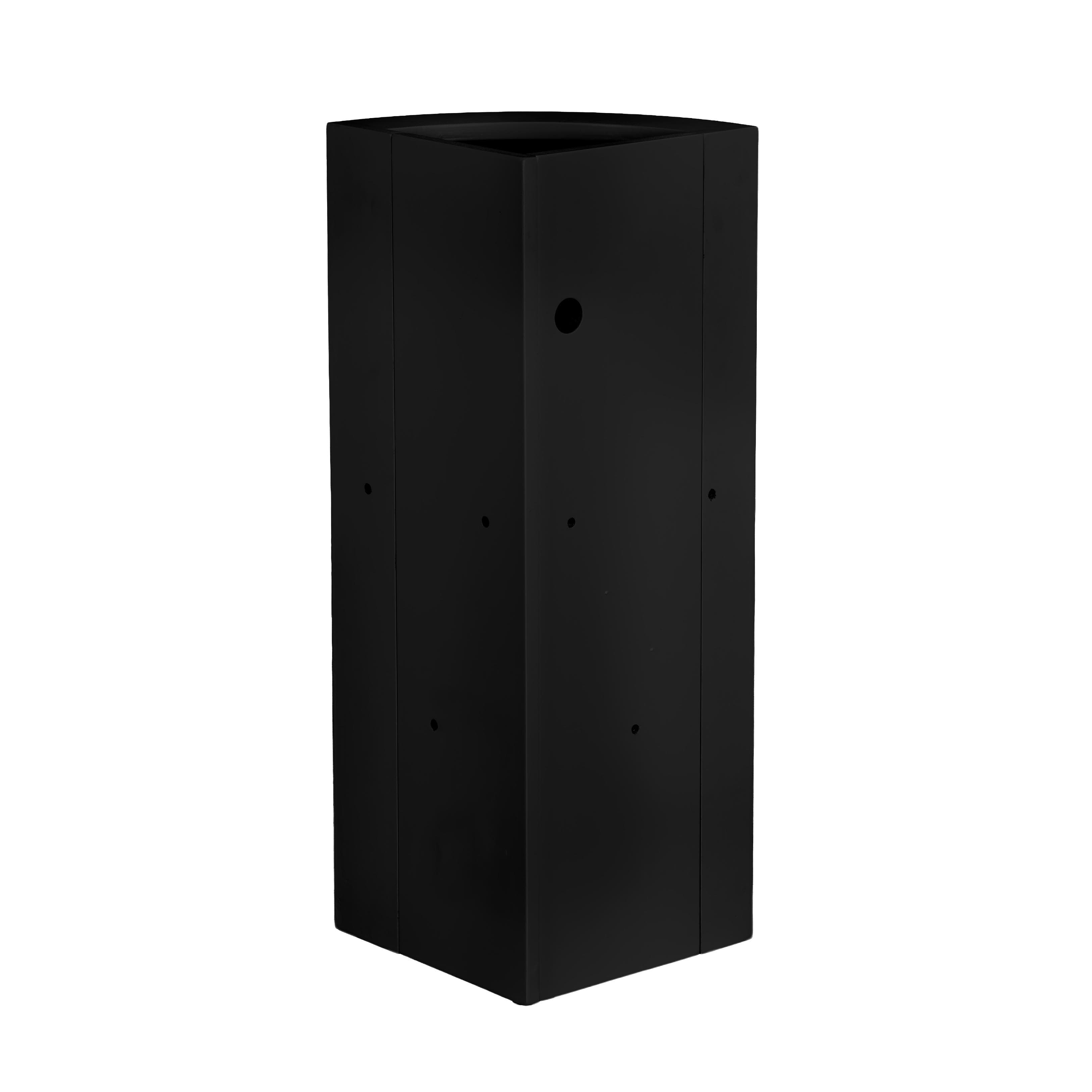 Stage Façade Black 12" x 12" x 34" Rounded Stage Facade Post STG-FC-POSTRD-BL-AX