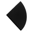 Stage Façade Black 12" x 12" x 34" Rounded Stage Facade Post STG-FC-POSTRD-BL-AX