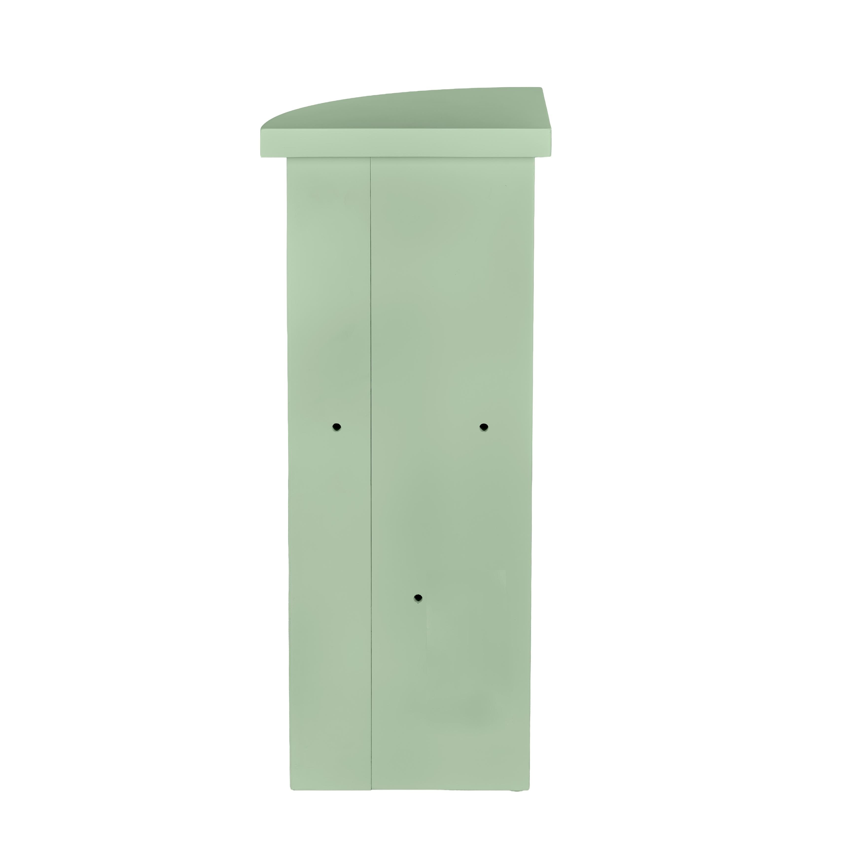 Stage Façade Sage Green 12" x 12" x 34" Rounded Stage Facade Post STG-FC-POSTRD-SG-AX