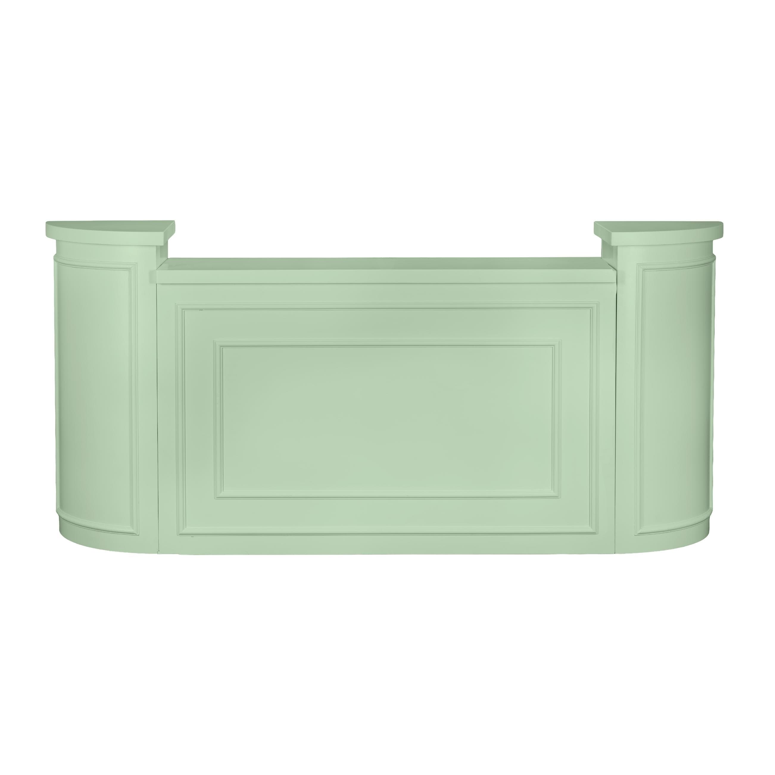 Stage Façade Sage Green 12" x 12" x 34" Rounded Stage Facade Post STG-FC-POSTRD-SG-AX