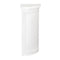 Stage Façade White 12" x 12" x 34" Rounded Stage Facade Post STG-FC-POSTRD-WH-AX