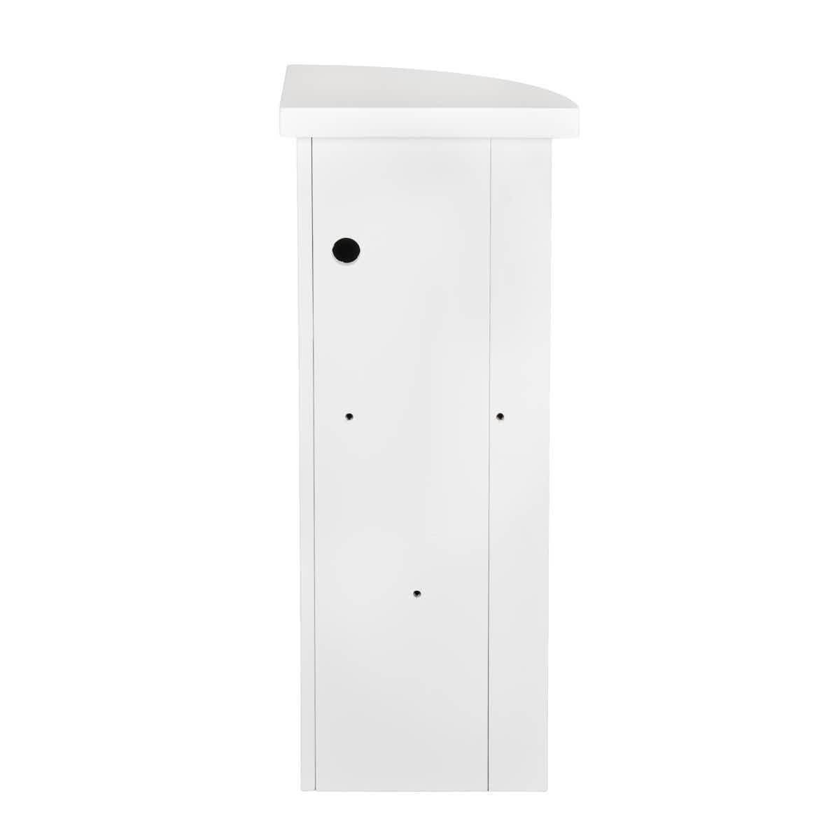 Stage Façade White 12" x 12" x 34" Rounded Stage Facade Post STG-FC-POSTRD-WH-AX