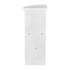 Stage Façade White 12" x 12" x 34" Rounded Stage Facade Post STG-FC-POSTRD-WH-AX