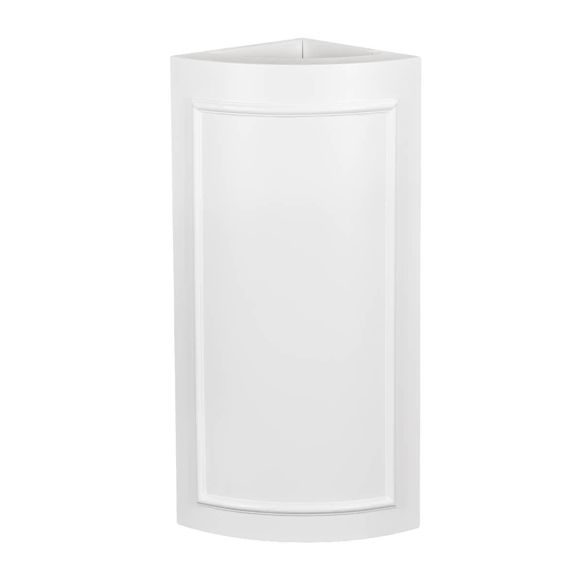 Stage Façade White 12" x 12" x 34" Rounded Stage Facade Post STG-FC-POSTRD-WH-AX