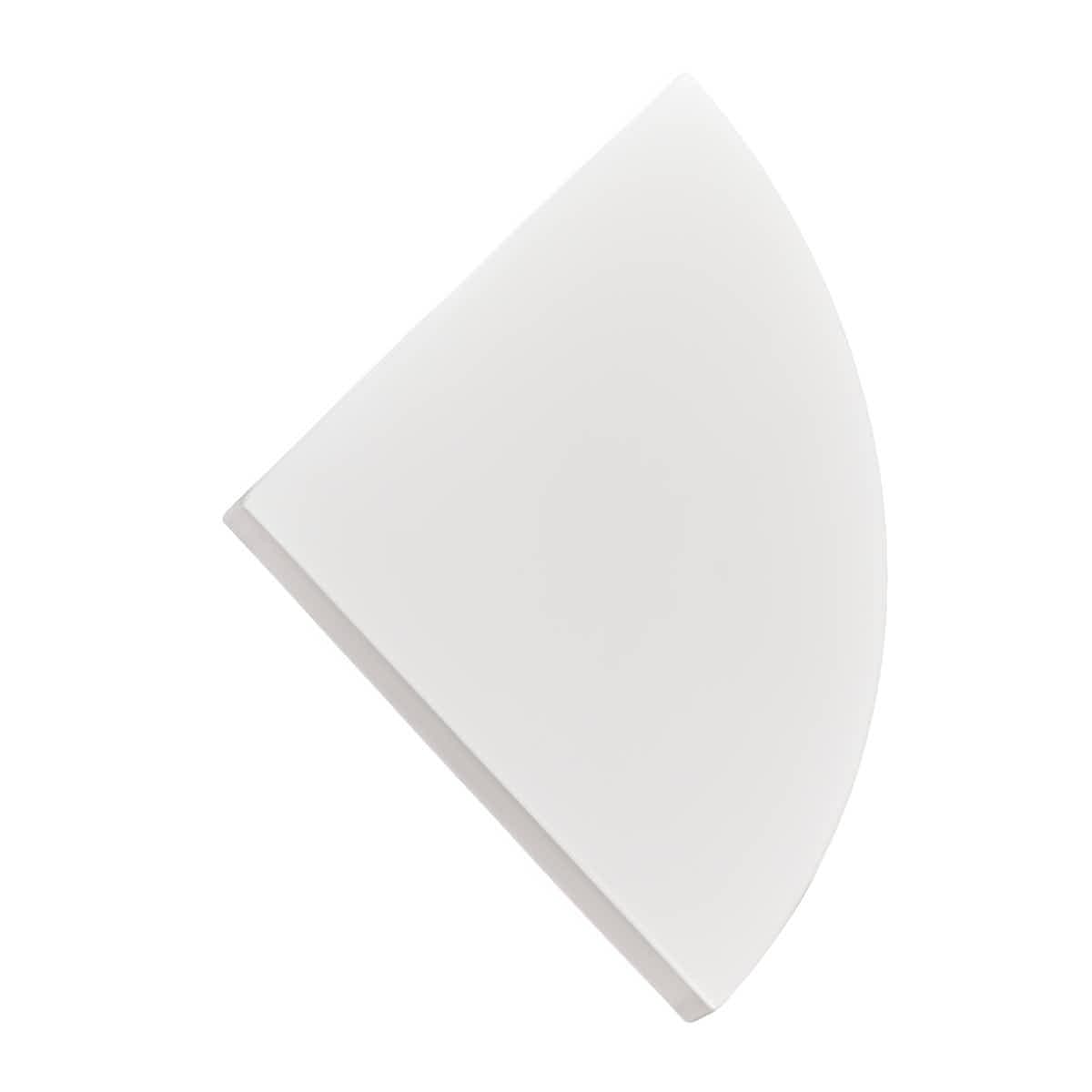 Stage Façade White 12" x 12" x 34" Rounded Stage Facade Post STG-FC-POSTRD-WH-AX